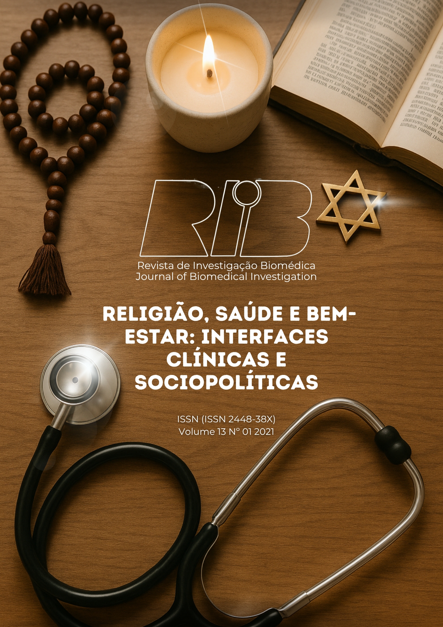Imagem que transcreve elementos religiosos e espirituais de diversas religiões e credos associados ao simbolismo da área da Saúde. Designer Gráfico por: Maria Eduarda da Silva Ferreira